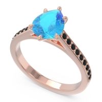 Cathedral Pave Pear Varanda Ring