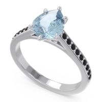 Cathedral Pave Pear Varanda Ring