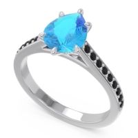 Cathedral Pave Pear Varanda Ring