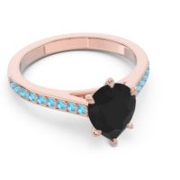Cathedral Pave Pear Varanda Ring