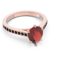Cathedral Pave Pear Varanda Ring