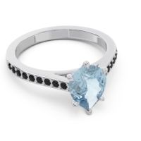 Cathedral Pave Pear Varanda Ring