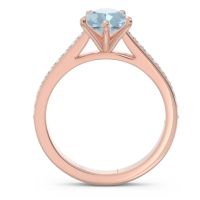 Cathedral Pave Pear Varanda Ring