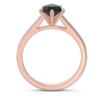 Cathedral Pave Pear Varanda Ring