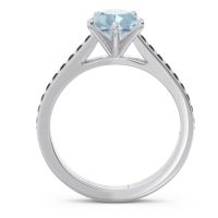 Cathedral Pave Pear Varanda Ring