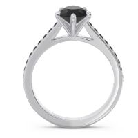 Cathedral Pave Pear Varanda Ring