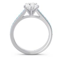 Cathedral Pave Pear Varanda Ring