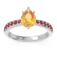 Pave Pear Dadha Ring