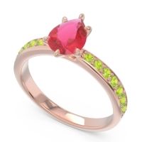 Pave Pear Dadha Ring