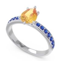 Pave Pear Dadha Ring