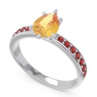 Pave Pear Dadha Ring