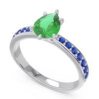 Pave Pear Dadha Ring
