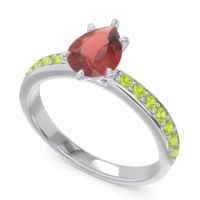 Pave Pear Dadha Ring