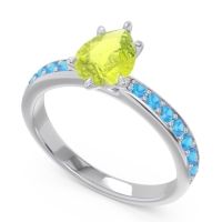 Pave Pear Dadha Ring