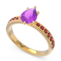 Pave Pear Dadha Ring
