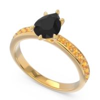 Pave Pear Dadha Ring