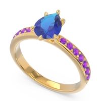 Pave Pear Dadha Ring