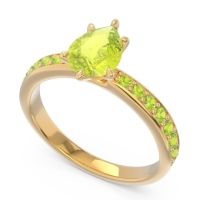 Pave Pear Dadha Ring