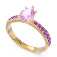 Pave Pear Dadha Ring