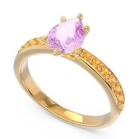 Pave Pear Dadha Ring