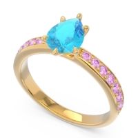 Pave Pear Dadha Ring