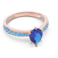 Pave Pear Dadha Ring