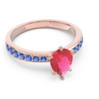 Pave Pear Dadha Ring