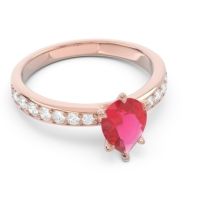 Pave Pear Dadha Ring