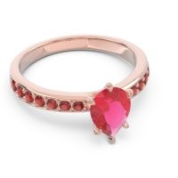 Pave Pear Dadha Ring