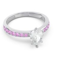 Pave Pear Dadha Ring