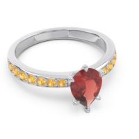 Pave Pear Dadha Ring