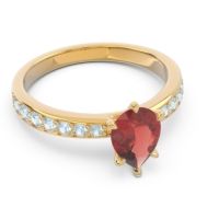 Pave Pear Dadha Ring
