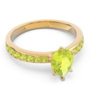 Pave Pear Dadha Ring