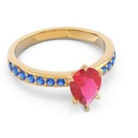Pave Pear Dadha Ring