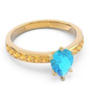 Pave Pear Dadha Ring