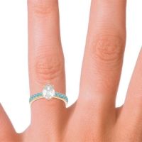 Pave Pear Dadha Ring