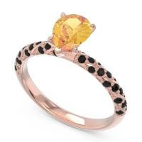 Pave Pear Maggalya Ring