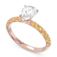 Pave Pear Maggalya Ring
