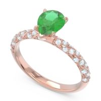Pave Pear Maggalya Ring