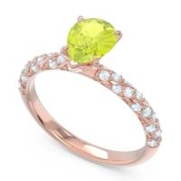 Pave Pear Maggalya Ring