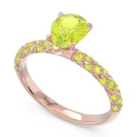 Pave Pear Maggalya Ring