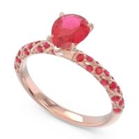 Pave Pear Maggalya Ring