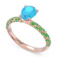 Pave Pear Maggalya Ring