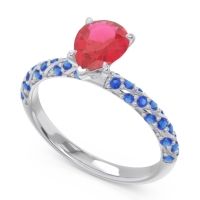 Pave Pear Maggalya Ring