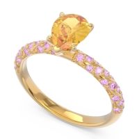 Pave Pear Maggalya Ring