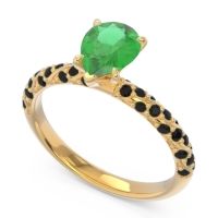 Pave Pear Maggalya Ring