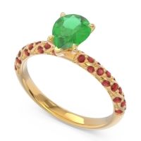 Pave Pear Maggalya Ring