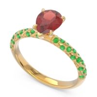 Pave Pear Maggalya Ring