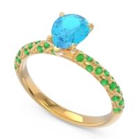 Pave Pear Maggalya Ring