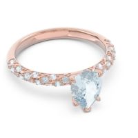 Pave Pear Maggalya Ring